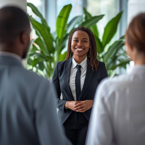 NVT Property Manager welcoming couple